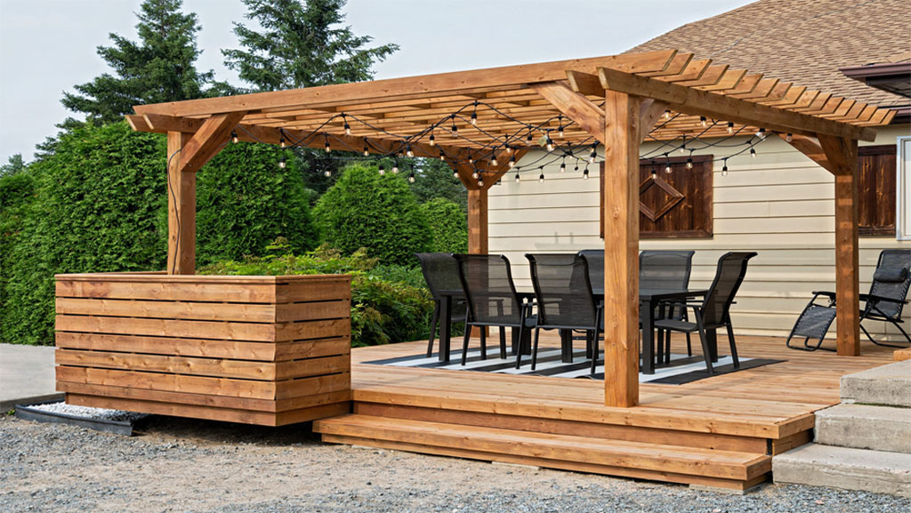 Patio modèle Géranium